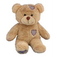 Beige Patches Bear 40 cm Bears